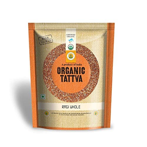 Organic Tattva Ragi Whole Finger Millet, 500G Certified By Usda
