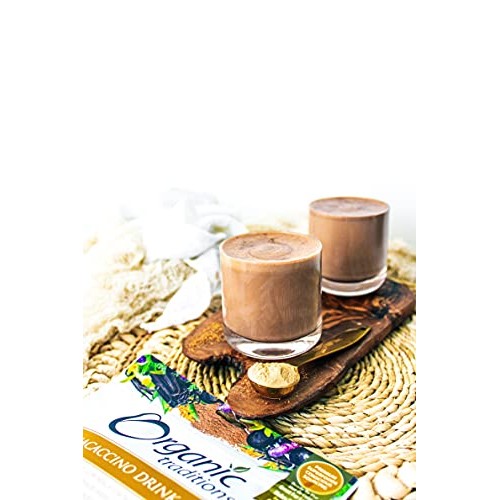 Organic Traditions Macaccino Drink Mix - 8oz - Maca Root & Cacao...