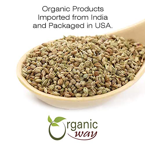 Organic Way Ajwain/Carom Seeds Whole Trachyspermum Copticum -