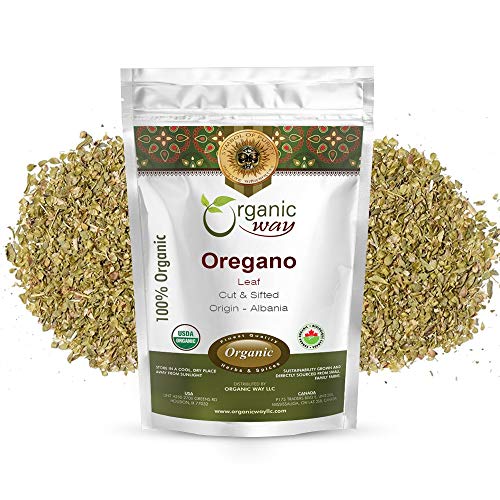 Organic Way Dried Oregano Leaf Cut &Amp; Sifted Origanum Vulgare -