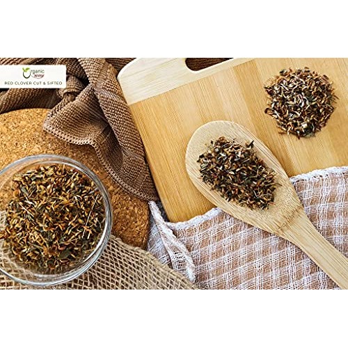 Organic Way Dried Red Clover | Herbal Tea Trifolium Pratense C