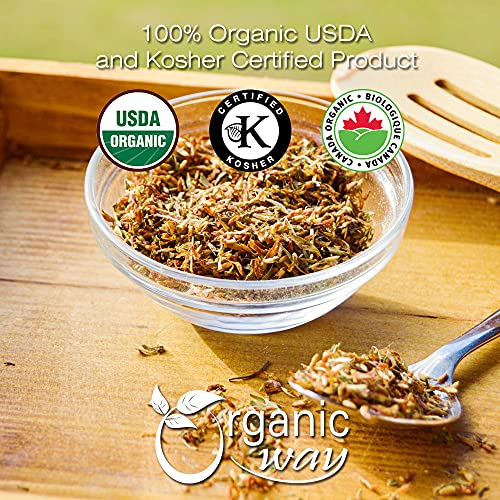 Organic Way Dried Red Clover | Herbal Tea Trifolium Pratense C
