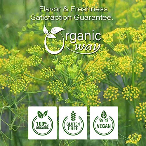 Organic Way Fennel Seed Whole Foeniculum Vulgare - Improve Dig
