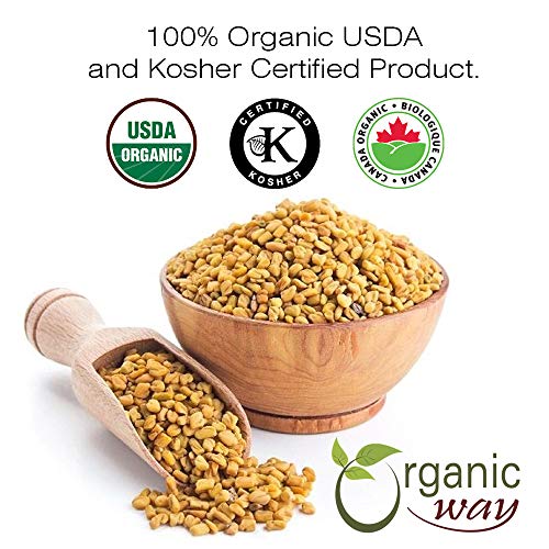 Organic Way Fenugreek Whole Methi Seeds Trigonella Foenum - Ad