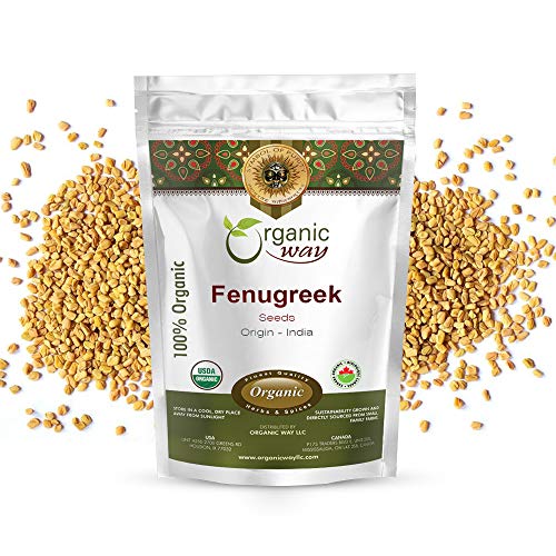 Organic Way Fenugreek Whole Methi Seeds Trigonella Foenum - Ad
