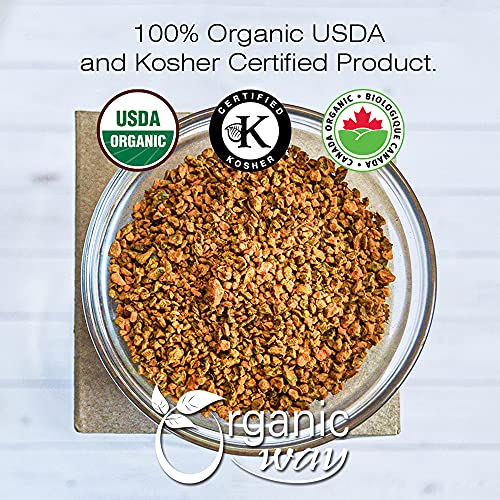 Organic Way Premium Turmeric/Haldi Root Cut &Amp; Sifted Curcuma Lo