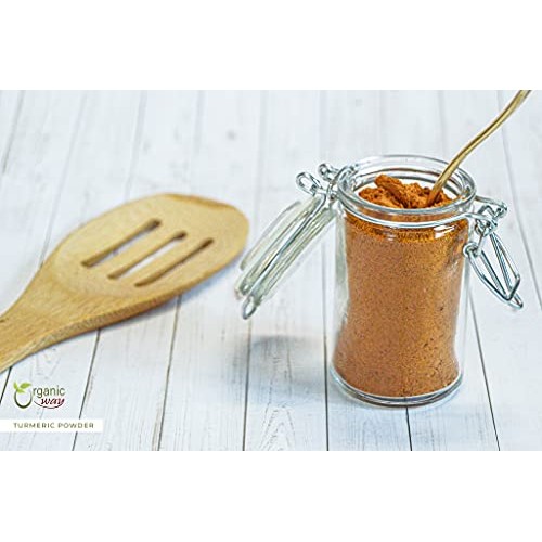 Organic Way Premium Turmeric/Haldi Root Powder Curcuma longa -...