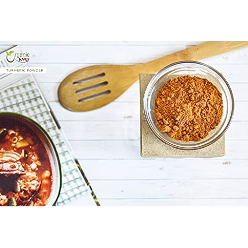 Organic Way Premium Turmeric/Haldi Root Powder Curcuma longa -...