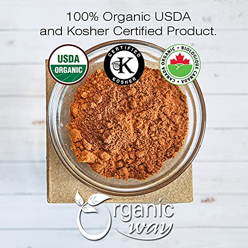 Organic Way Premium Turmeric/Haldi Root Powder Curcuma longa -...