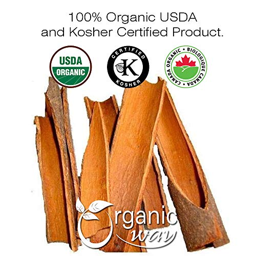 Organic Way True Ceylon Cinnamon Sticks Cinnamomum Verum - Add