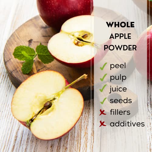 Freeze-Dried Organic Apple Powder - Superfood Fiber Smoothie Fru