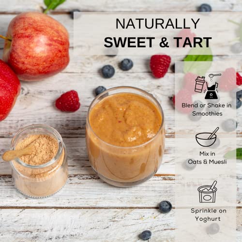 Freeze-Dried Organic Apple Powder - Superfood Fiber Smoothie Fru