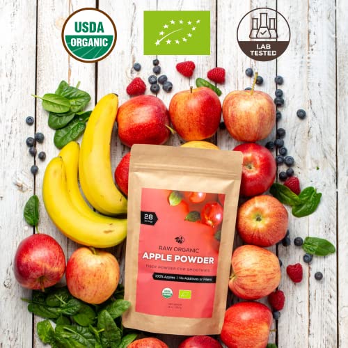 Freeze-Dried Organic Apple Powder - Superfood Fiber Smoothie Fru