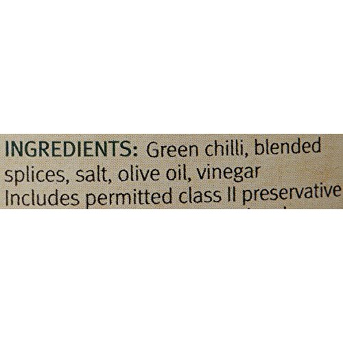 Organica Olive Oil Chilli Pickle, 300G