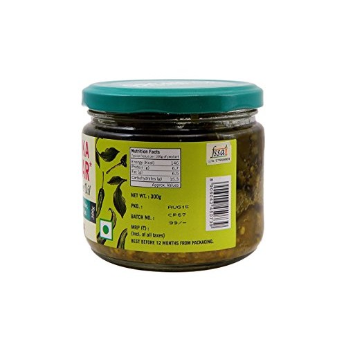 Organica Olive Oil Chilli Pickle, 300G