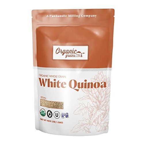 Organic Grains White Organic Quinoa - 3 lbs. 48 oz. - Whole Gr... Organic Grains White Organic Quinoa - 3 lbs. 48 oz. - Whole Gr...