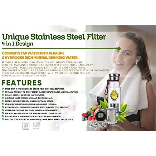 Organic Greek Vitamin Bottles. Hydrogen Alkaline Generator Water...