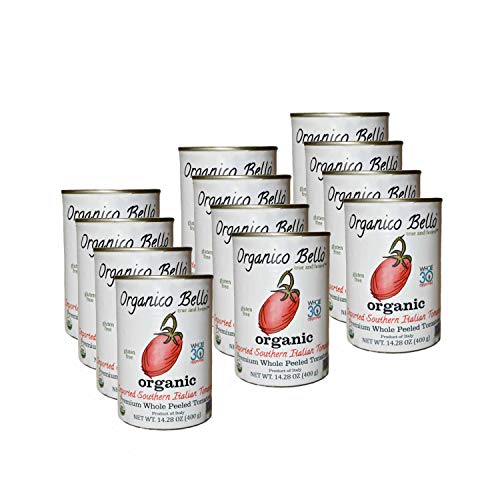 Organico Bello Organic Southern Italian Whole Peeled Tomatoes, 1