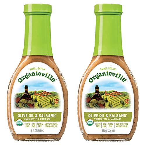 Organicville Olive Oil &Amp; Balsamic Dressing, 8 Ounce, 2-Pack Usd
