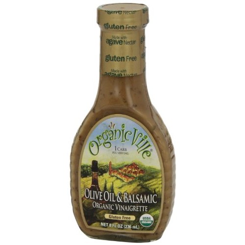 Organicville, Olive Oil And Balsamic Salad Dressing, 8 Oz