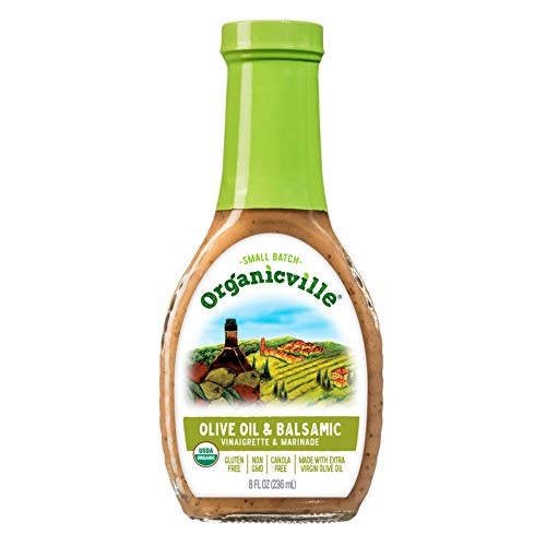 Organicville Olive Oil &Amp; Balsamic Vinaigrette; 8 Oz; Certified O