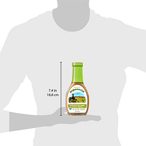 Organicville Olive Oil &Amp; Balsamic Vinaigrette; 8 Oz; Certified O