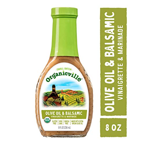 Organicville Olive Oil &Amp; Balsamic Vinaigrette; 8 Oz; Certified O