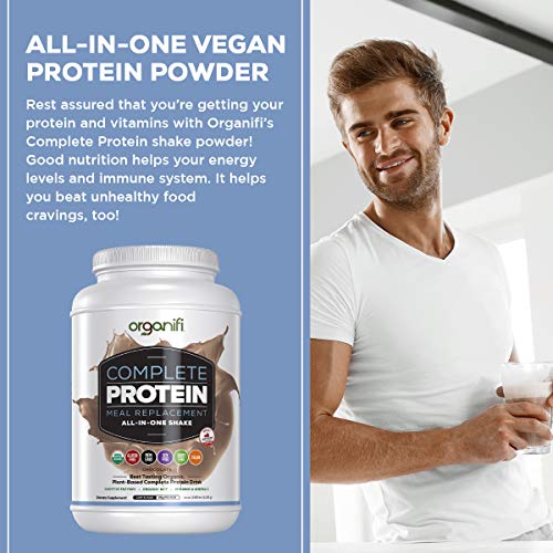 Organifi: Complete Protein Chocolate Flavor - Organic Vegan Plan Organifi: Complete Protein Chocolate Flavor - Organic Vegan Plan