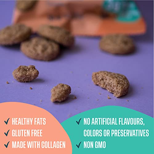 Organika Fav Keto Mini Cookies-Snickerdoodle- Low Carb, Collagen...