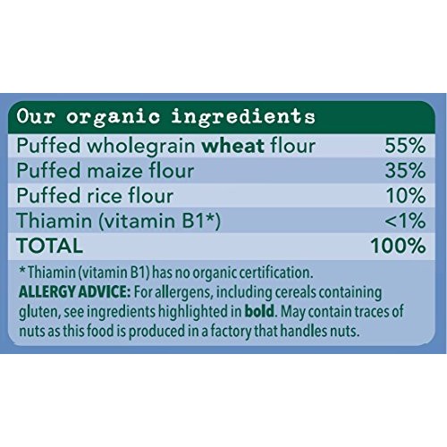 Organix Multigrain Mini Puffs 90G