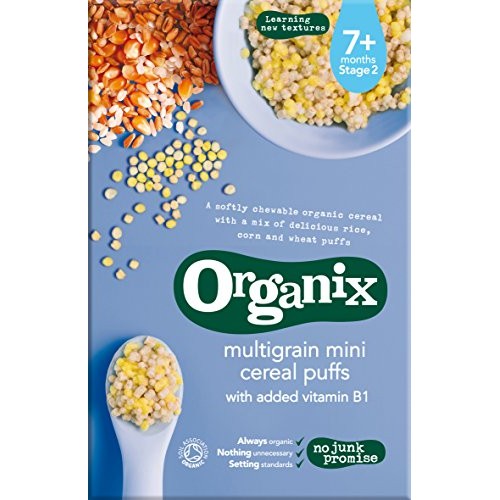 Organix Multigrain Mini Puffs 90G