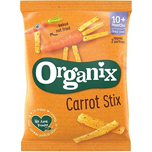 Organix Goodies Organic Carrot Stix For Toddlers From 12+ Months