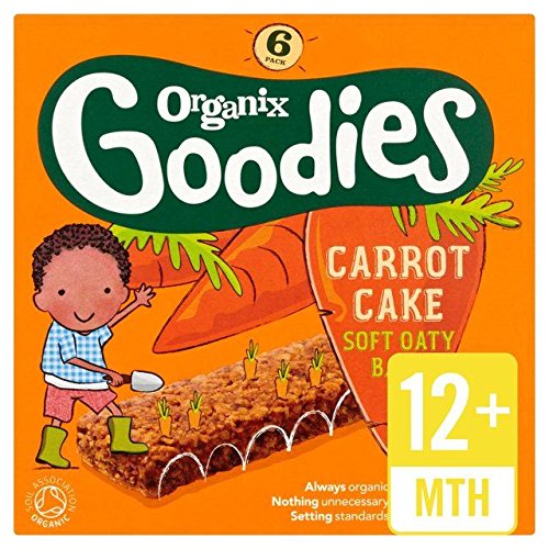 Organix Goodies Organic Carrot Cake Cereal Bar - 6 X 30G