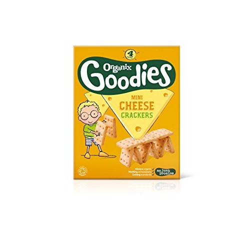 Organix Goodies - Organic Savouries - Mini Cheese Crackers - 4X20G