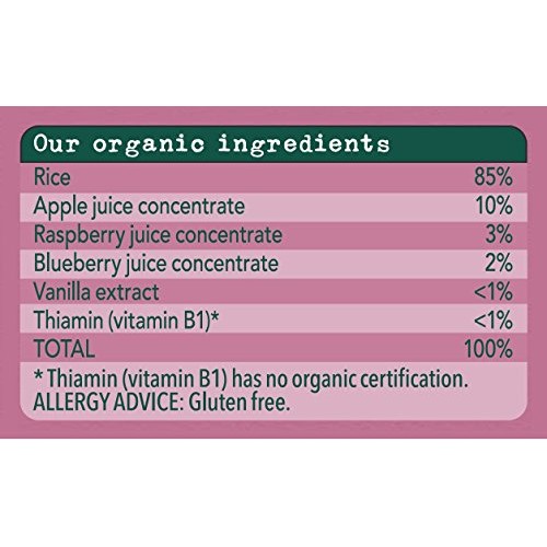 Organix - Stage 2 From 7 Months - Fingerfoods - Raspberry &Amp; Blue