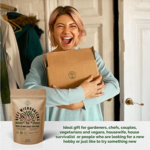 Beet Sprouting & Microgreens Seeds - Non-GMO, Heirloom Sprout Se...