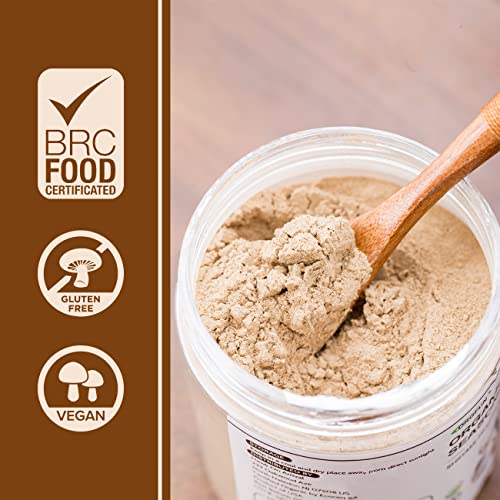 ORGFUN Original Shiitake Mushrooms Powder, Natural Umami Seasoni...