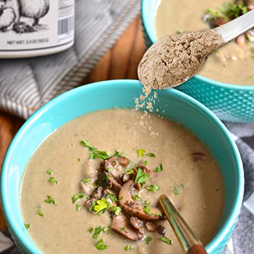 ORGFUN Original Shiitake Mushrooms Powder, Natural Umami Seasoni...