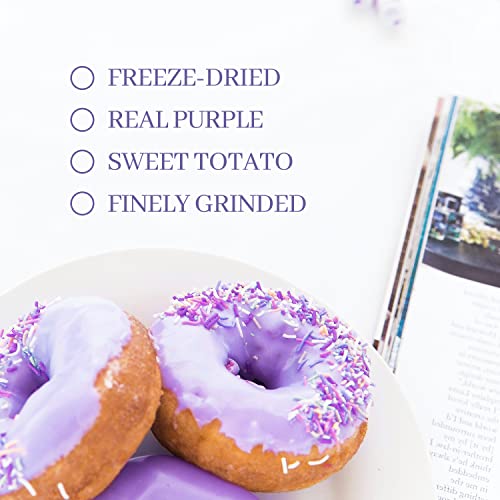 Orgfun Purple Sweet Potato Powder, 100% Natural Ube Purple Yam