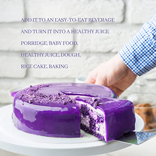 Orgfun Purple Sweet Potato Powder, 100% Natural Ube Purple Yam