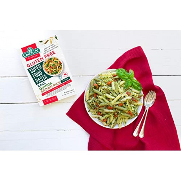 Organ Super Food - Brown Rice, Quinoa and Kale Penne Pasta 250g