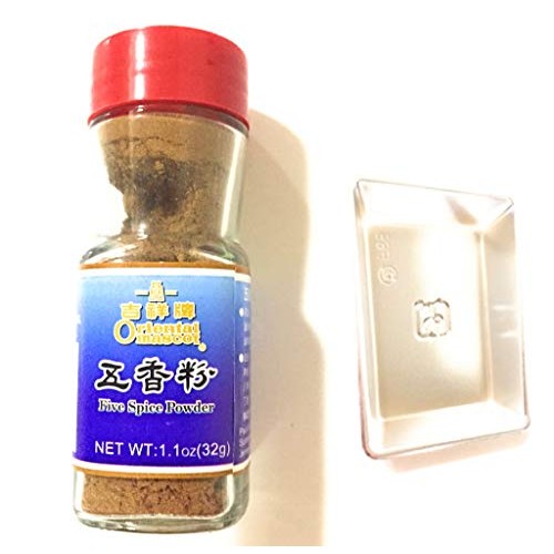 Oriental Mascot Five Spice Powder 1.1 Oz And One Soy Sauce Dish