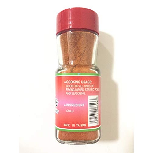 Oriental Mascot Red Pepper Powder 1.50 Oz And 1 Soy Sauce Dish