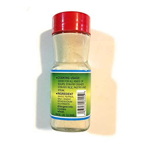 Oriental Mascot White Pepper Salt 2.3 Oz2 Pack白胡椒鹽