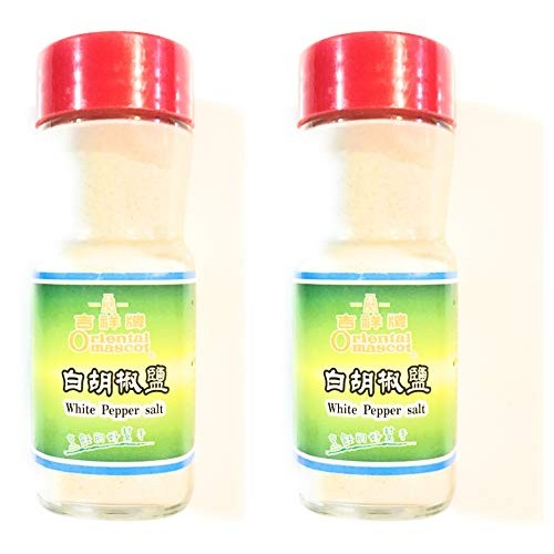 Oriental Mascot White Pepper Salt 2.3 Oz2 Pack白胡椒鹽