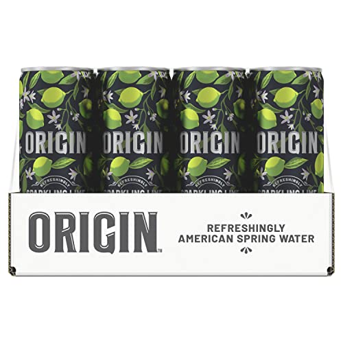 Origin, Sparkling Water, Lime Flavored Spring Water, 12 Fl Oz, A