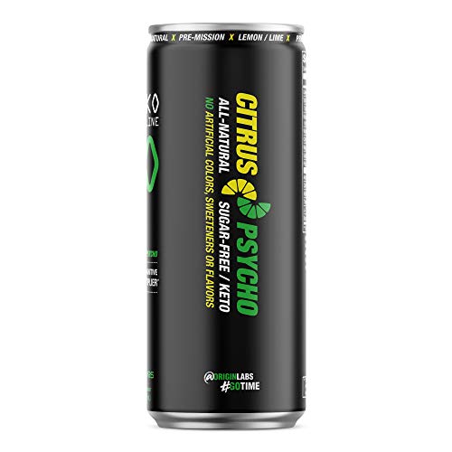 Jocko Discipline Go Energy Drink Citrus Psycho, 12Pk