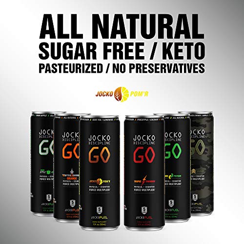 Jocko Go Energy Drink Pomr - Sugar-Free All-Natural Nootropic