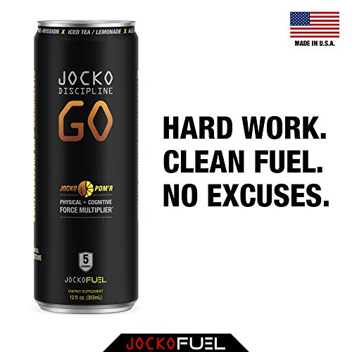 Jocko Go Energy Drink Pomr - Sugar-Free All-Natural Nootropic