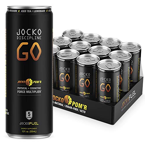 Jocko Go Energy Drink Pomr - Sugar-Free All-Natural Nootropic